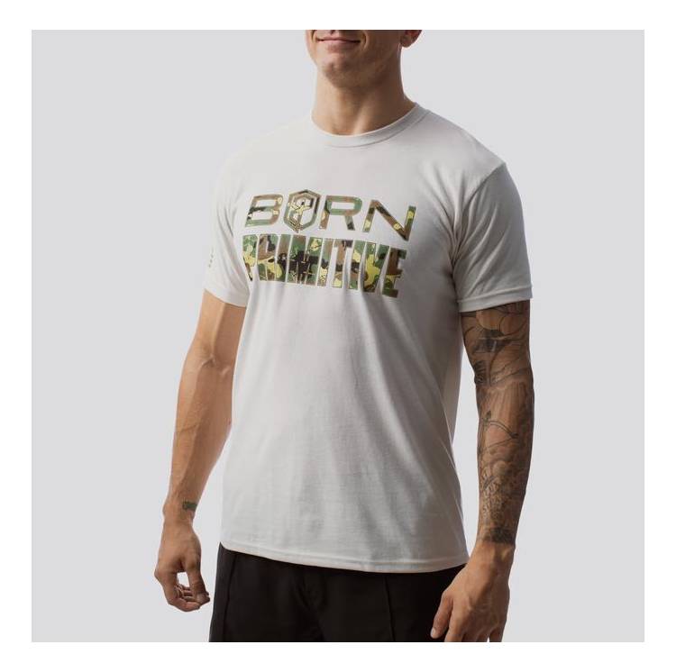 T-Shirt The Hungriest Man Eats 2.0 (Badlands-Sand) - Born Primitive boutique vetements crossfit homme