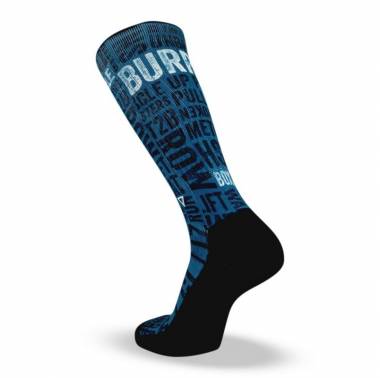 Chaussettes bleues Cross It - Double Unders - Lithe Apparel. Crossfit socks boutique snatched sport training workout fitness