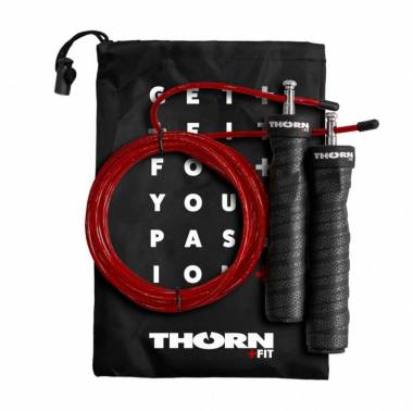 Corde à sauter crossfit noir ROCK Speed Rope - THORN FIT. Boutique Snatched accessoires sport fitness boxe mma