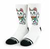 chaussettes-blanches-angry-cat-wodable boutique snatched accessoires vêtements hommes femmes crossfit sport fitness training
