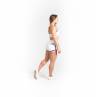 Brassière femme Varsity blanc - SAVAGE BARBELL. Boutique Snatched vêtements femmes fitness sport training