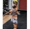 Booty Short Tie and Dye Gris - Savage Barbell