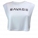 T-shirt sans manches CUT OFF white - SAVAGE BARBELL