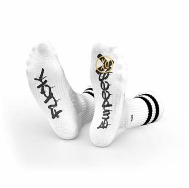Chaussettes blanches F*CK BURPEES - HEXXEE SOCKS